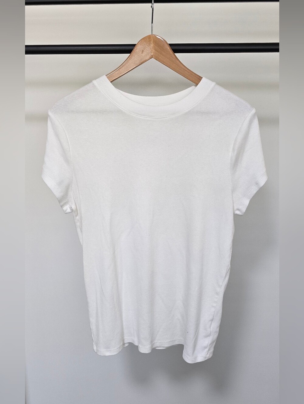 A New Day Classic White Crew Neck T-Shirt for Women